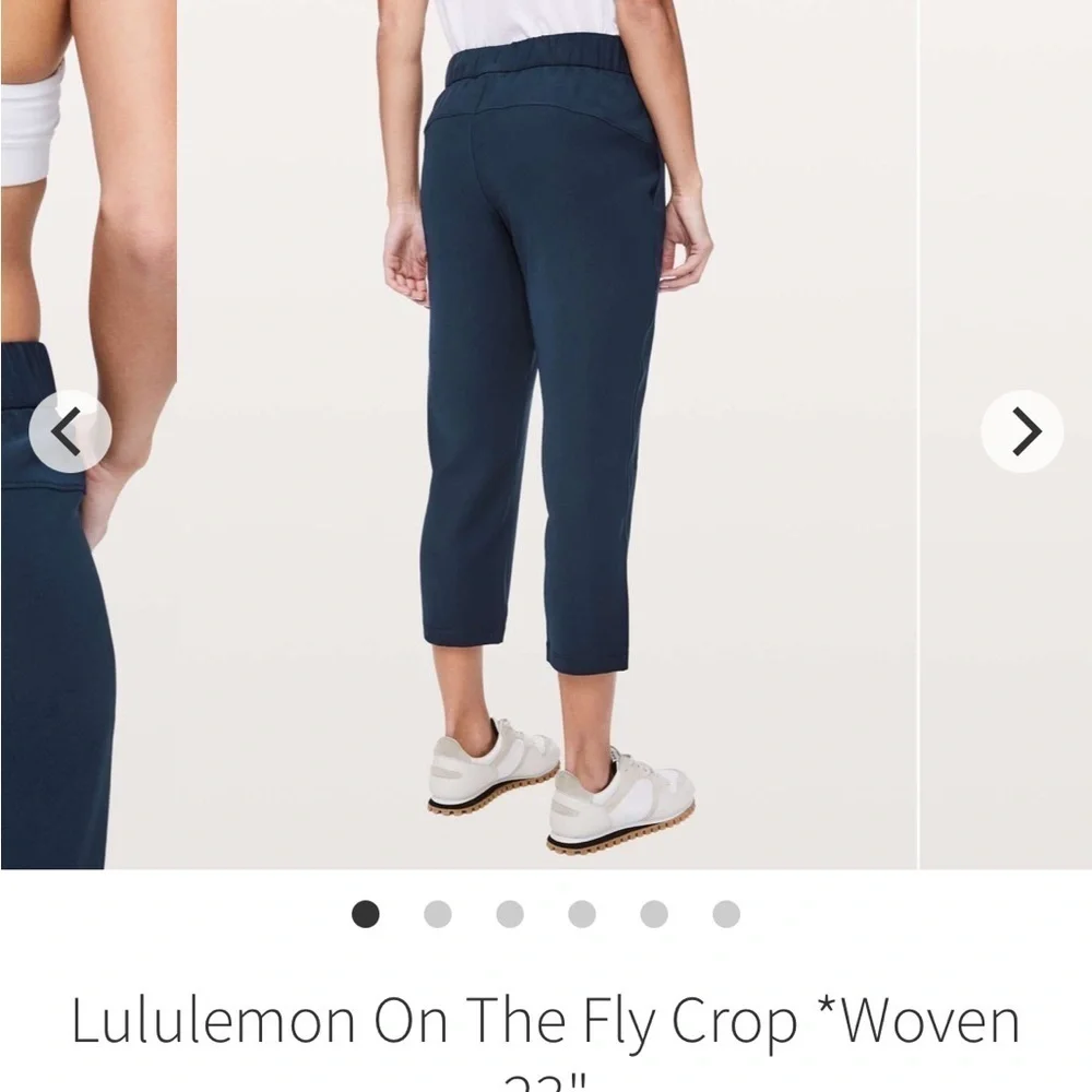 Lululemon Size 4 On The Fly Crop Pants
